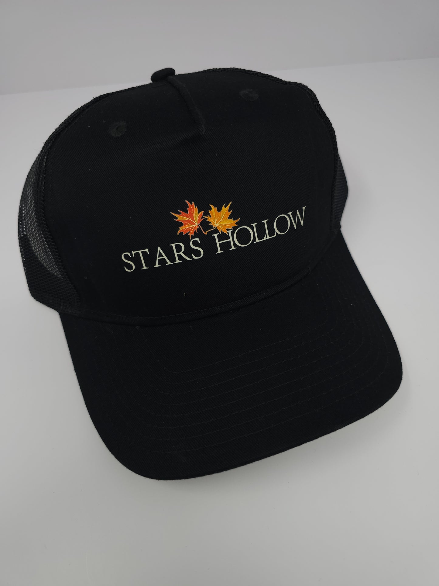 Stars Hollow Black Trucker Hat