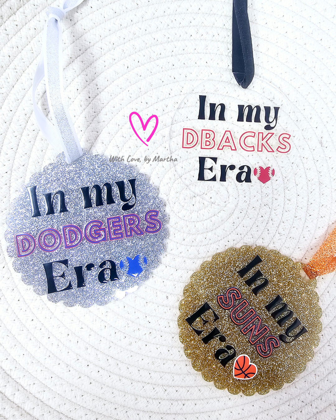 Gold Glitter Ornament- "In my Suns Era"