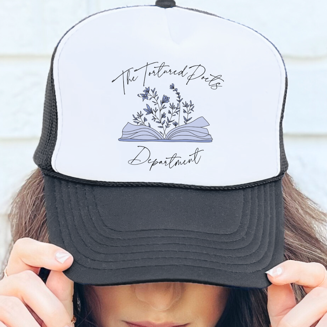 In my Poets Era trucker Hat