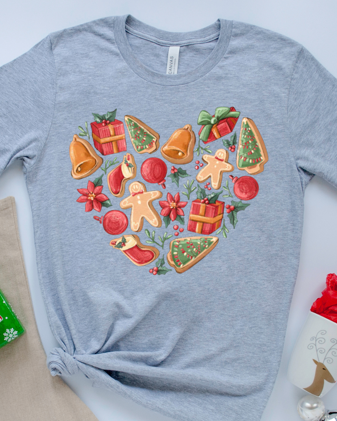 Christmas pastries heart T-Shirt