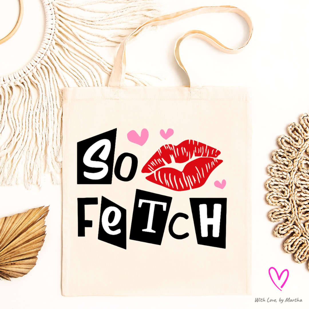 So Fetch cotton tote