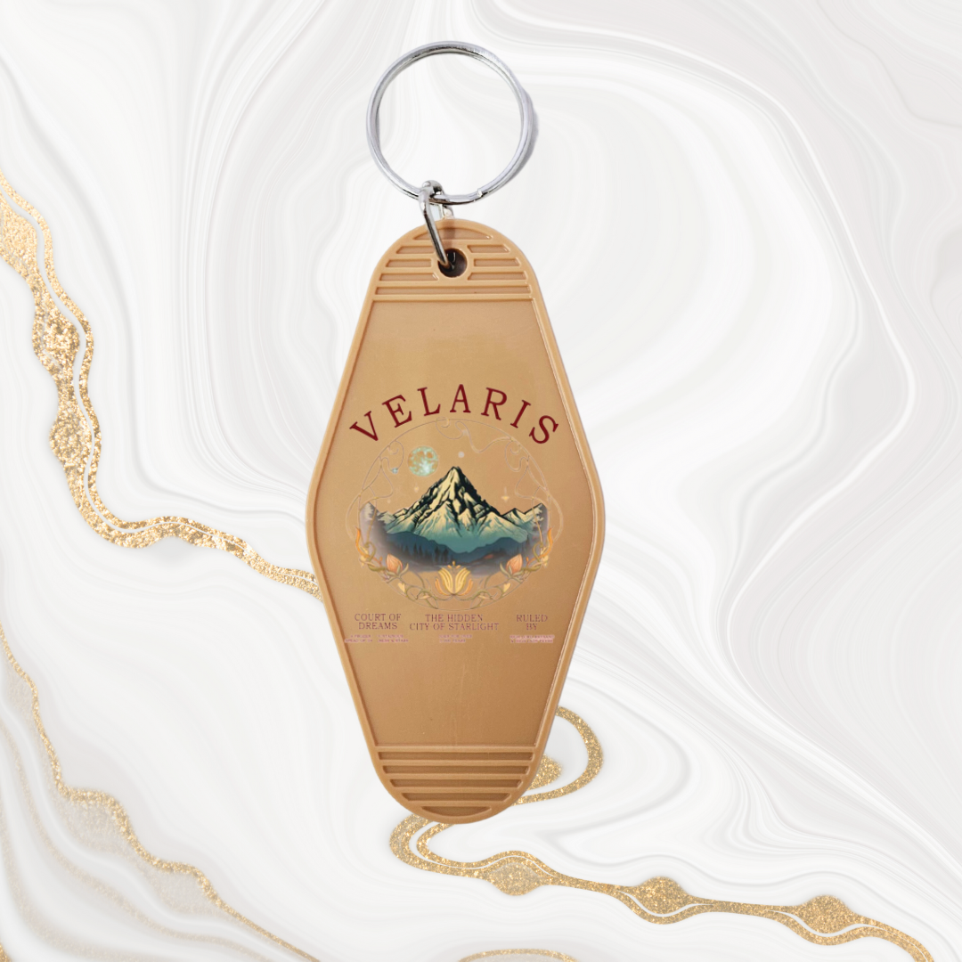 Reading Books Velar Motel style keychains