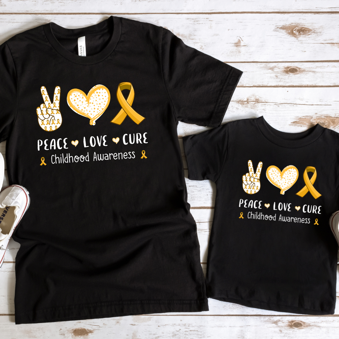 Peace Love Cure childhood cancer (Southwest Kids Cancer Foundation)