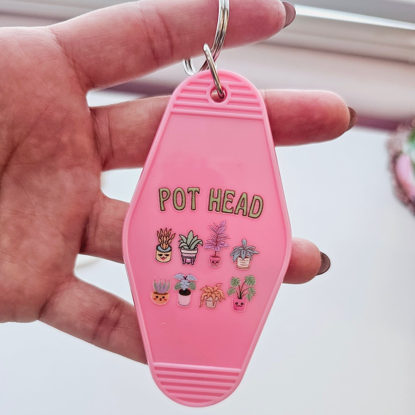 Pothead Motel style keychains