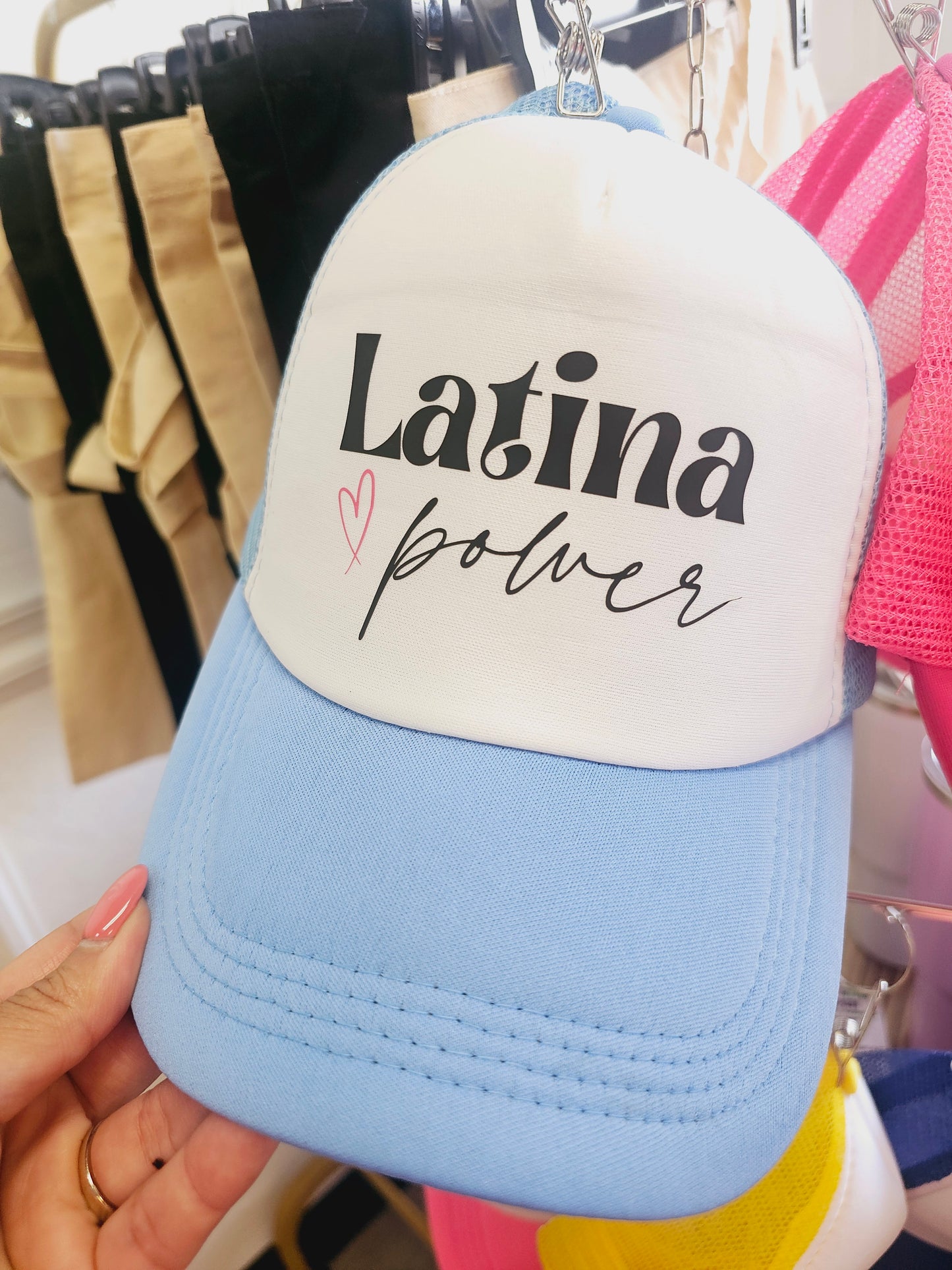 Latina Power trucker hat