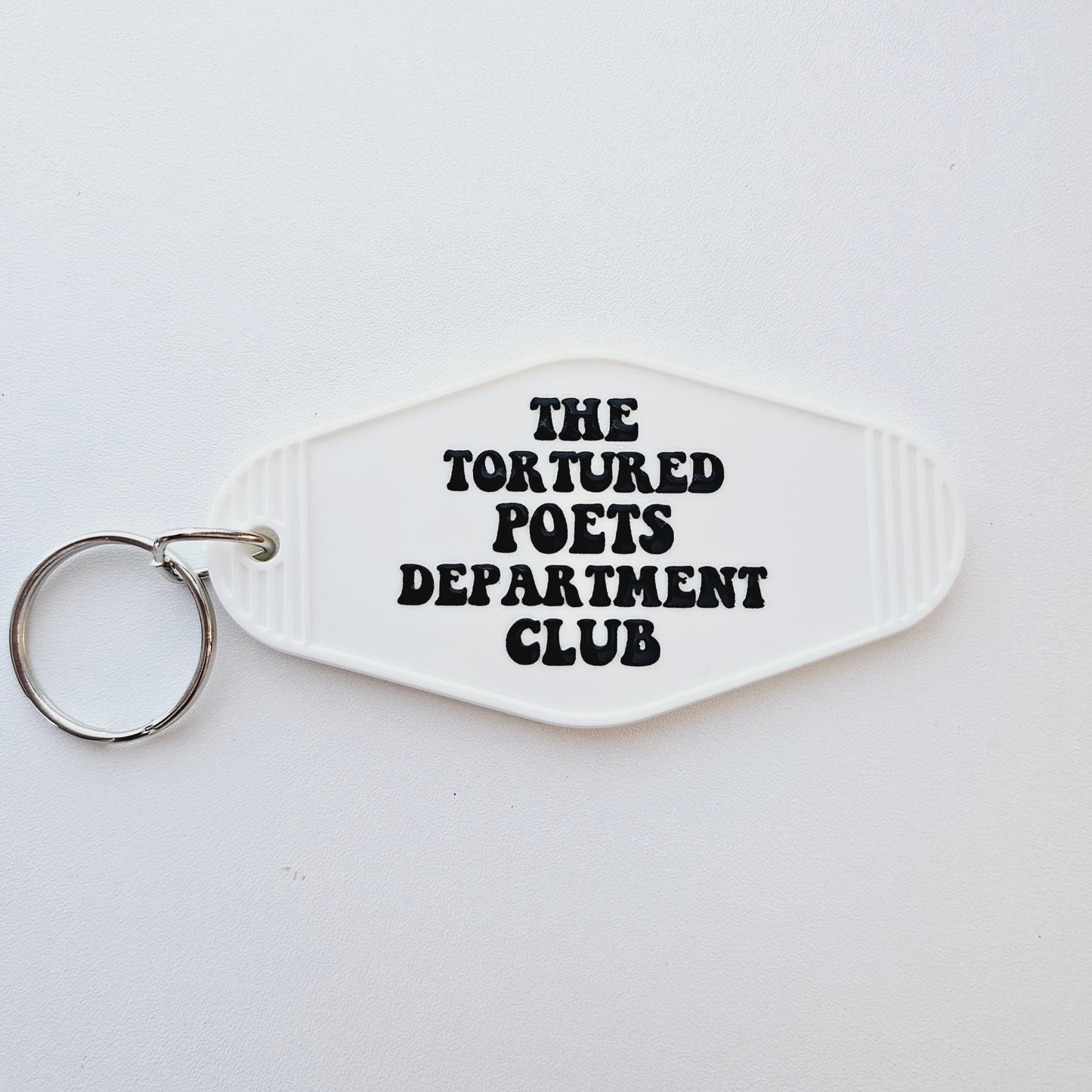 Tortured Poets Department Club Motel style keychains