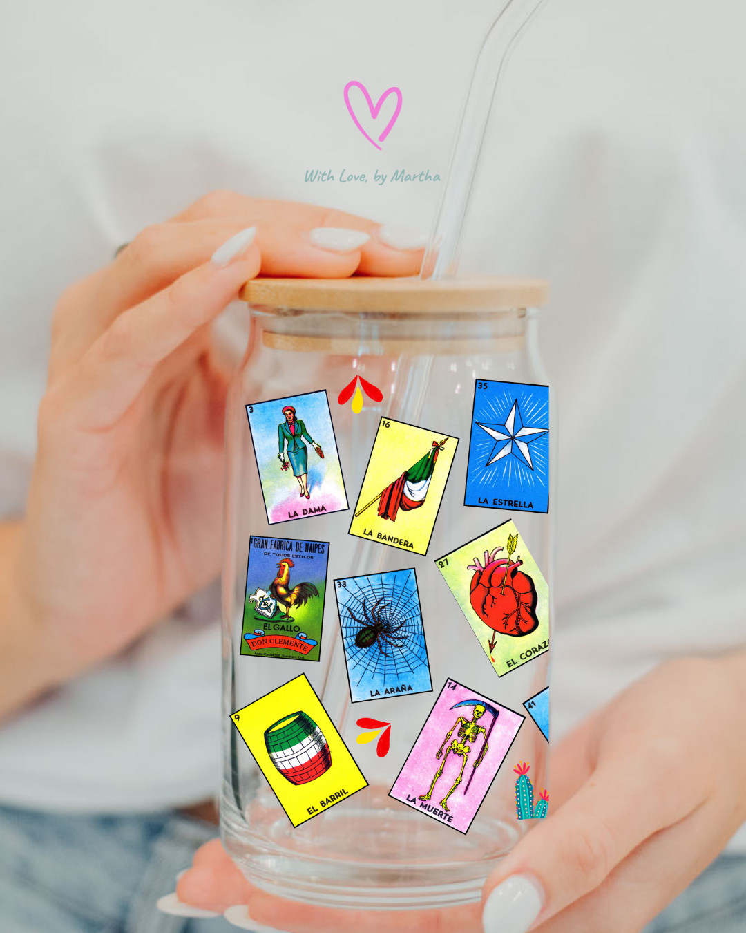 Loteria (Mexican Bingo) UVDTF wrap Transfer