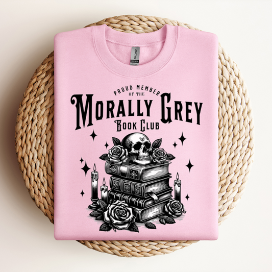 Morally Grey Book Club Crewneck Sweatshirt