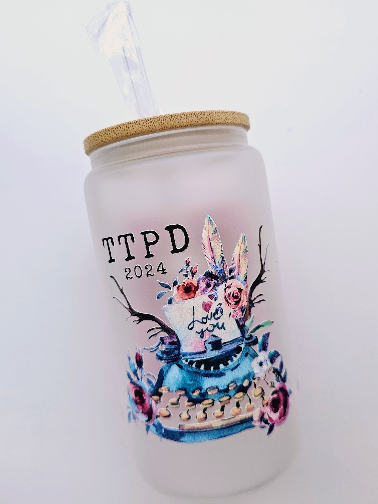 TTPD Poets 3" Glass cup 16oz