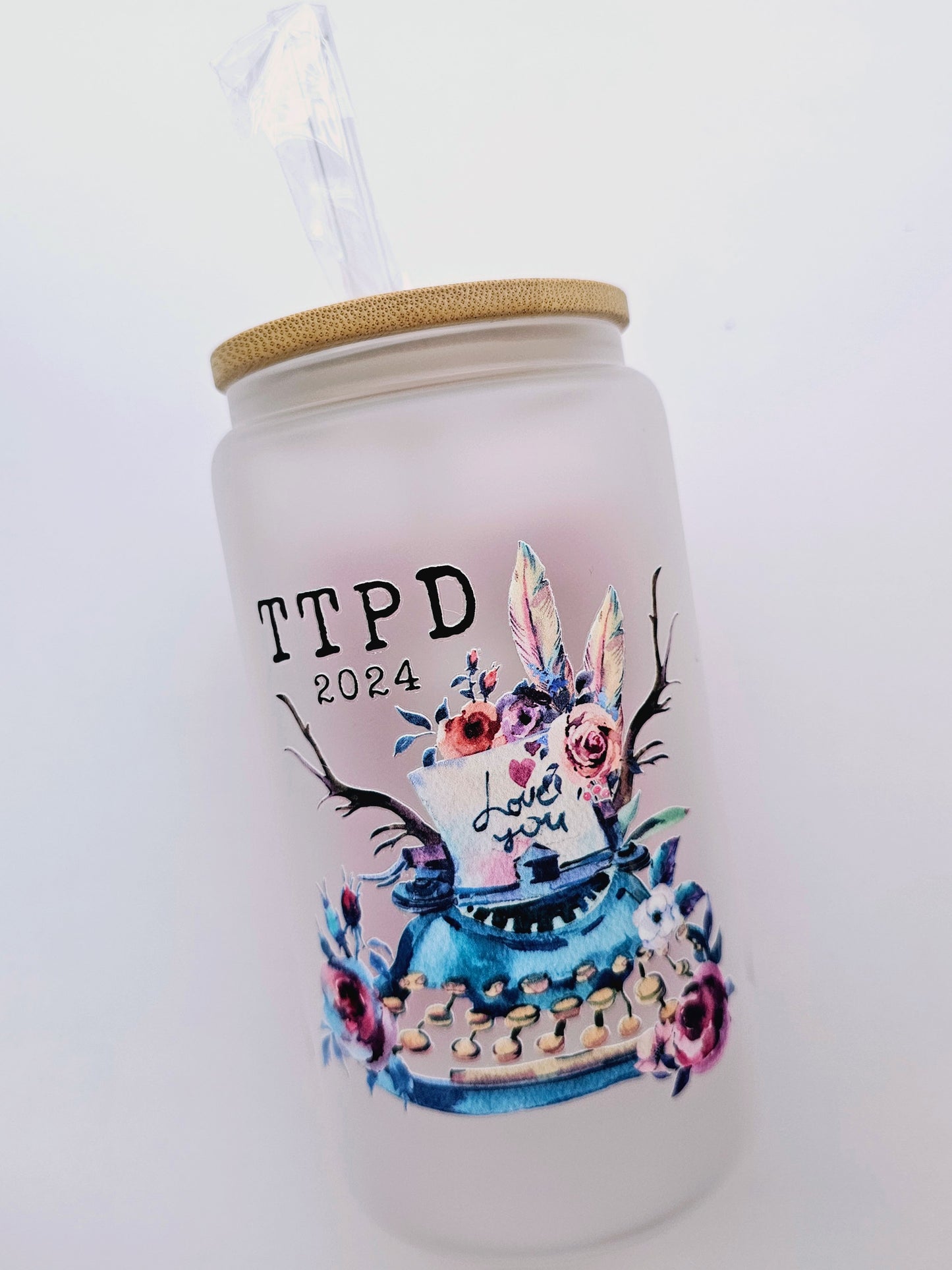 TTPD 2024 frosted glass cup 16oz