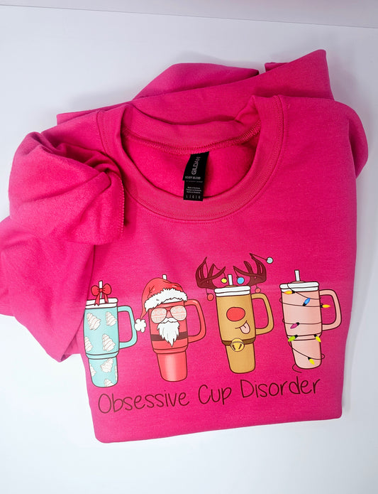 Compulsive Cup Disorder Crewneck Sweatshirt