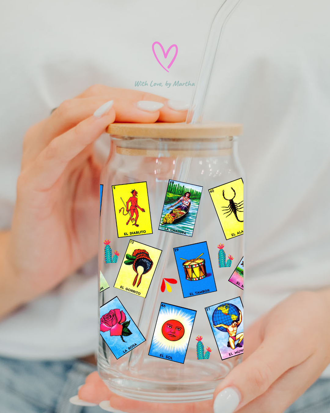 Loteria (Mexican Bingo) UVDTF wrap Transfer