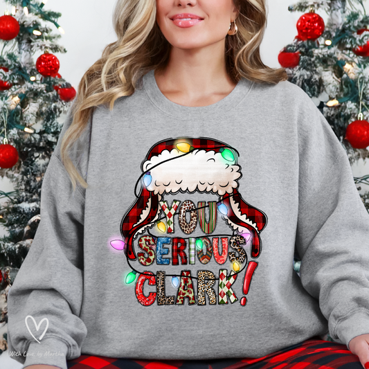 Seriously Clark! Christmas Crewneck Sweatshirt