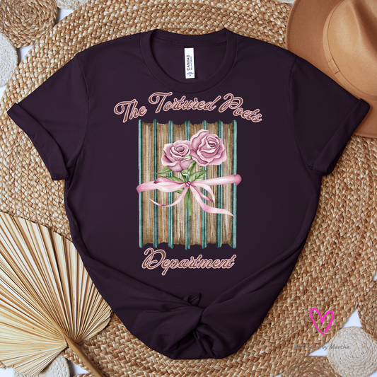 Tortured Poets Dept Vintage Books Pink T-Shirt