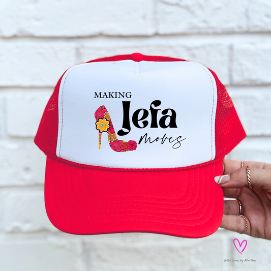 Making Jefa (Boss) moves trucker Hat