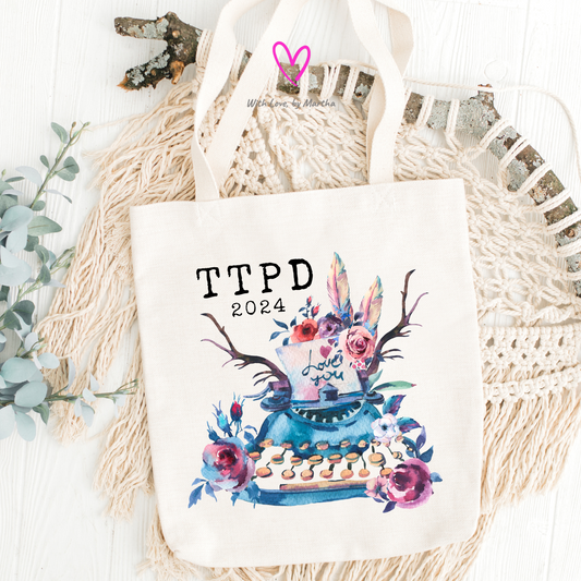 The Tortured Poets Typewritter cotton tote