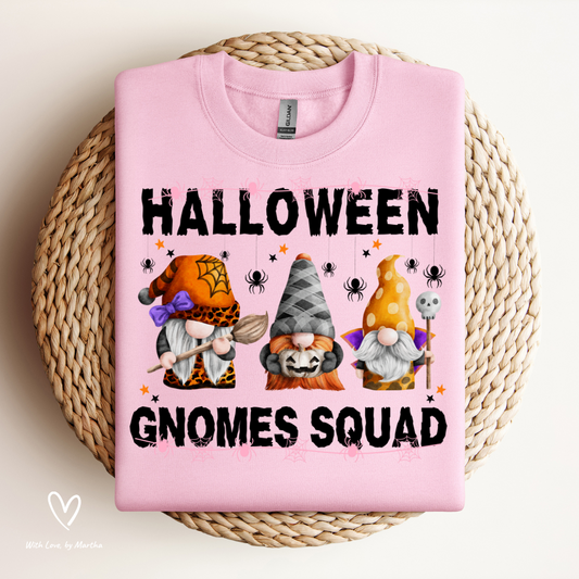 Halloween Gnomes Squad Crewneck Sweatshirt