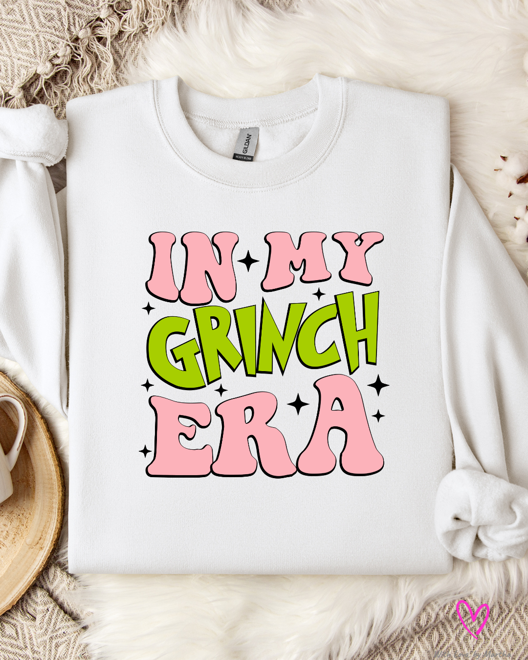In my Grinch Era Christmas Crewneck Sweatshirt