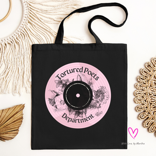 The Tortured Poets Vinyl Tote cotton tote