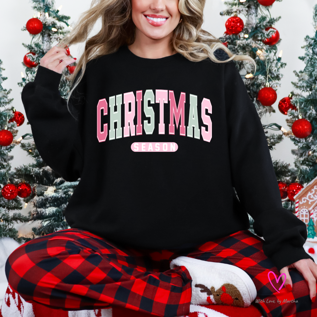Christmas Season Crewneck T-Shirt or Sweatshirt