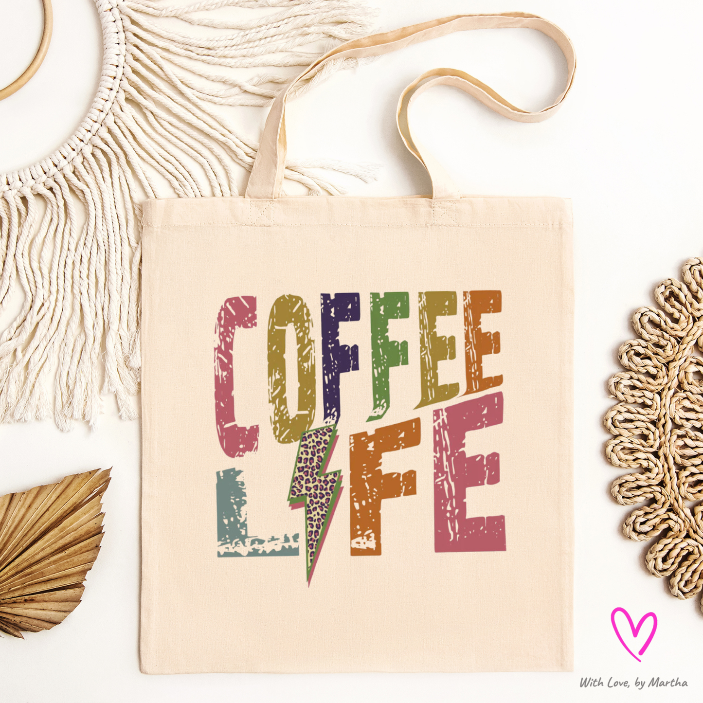 Coffee Life cotton tote