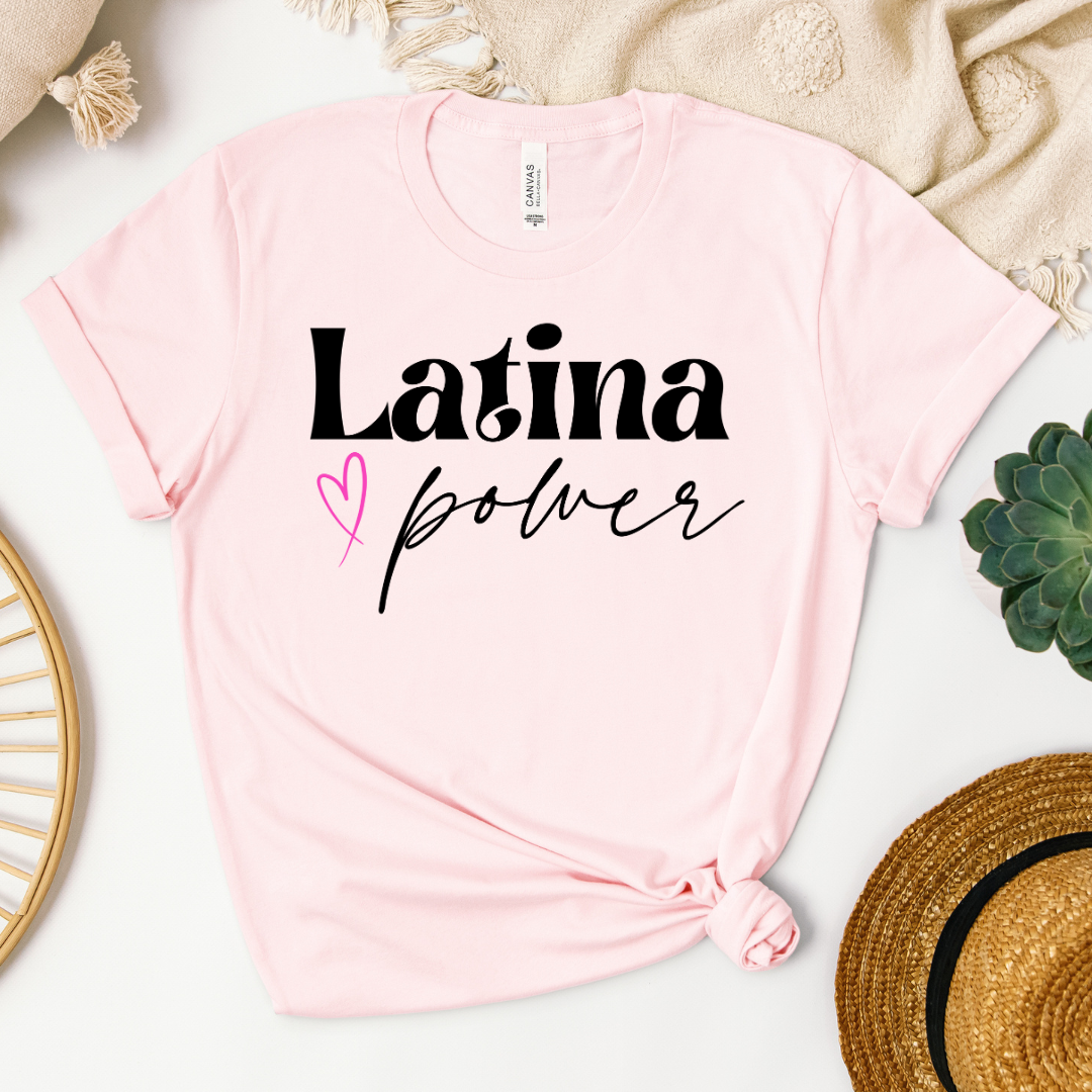 Latina Power Crewneck T-Shirt