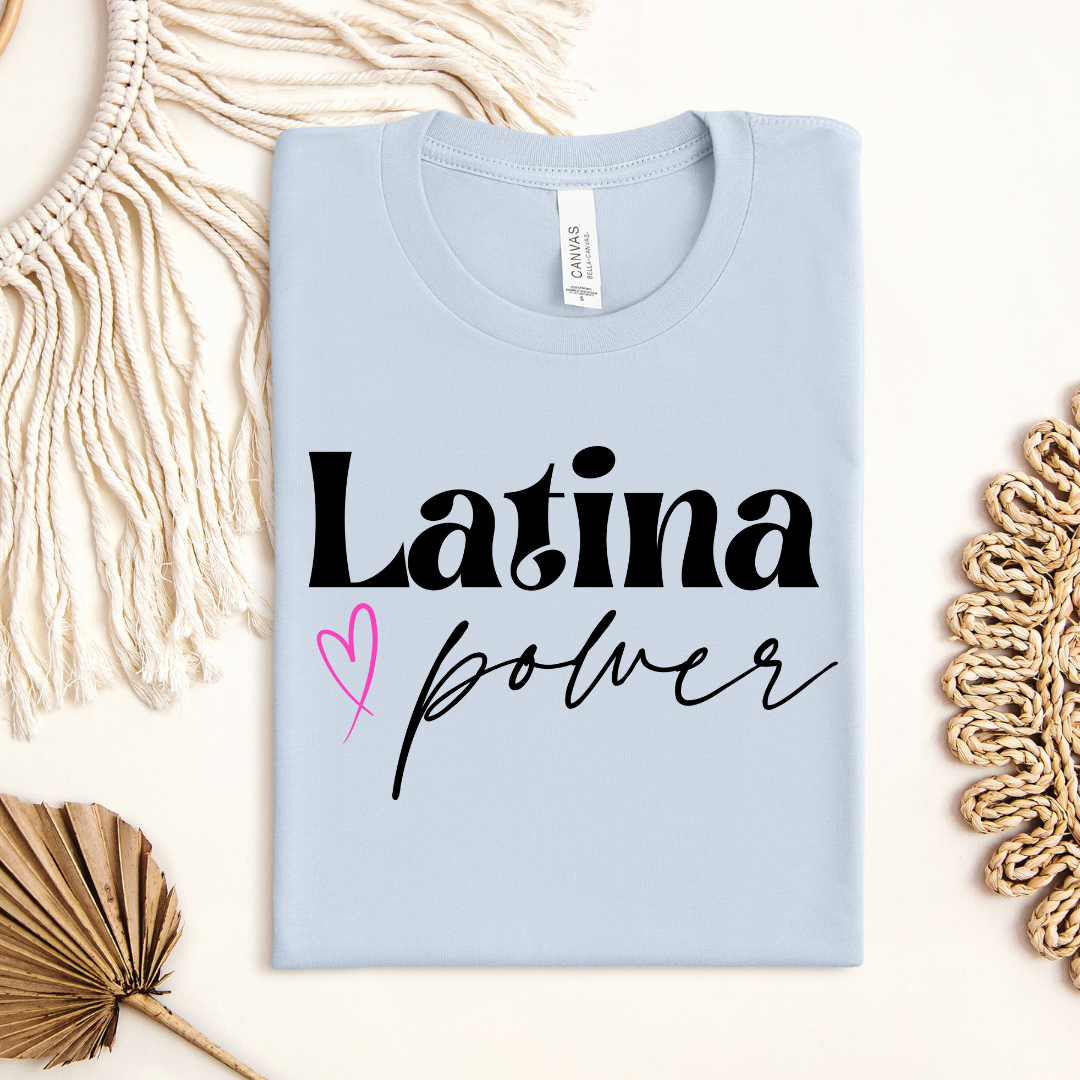 Latina Power Crewneck T-Shirt