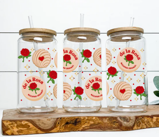 Mazapan Mexican candy Glass Cup 16oz