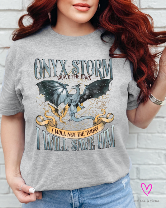 Black Onyx  I will save him T-shirt