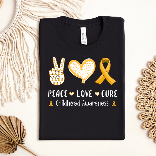 Peace Love Cure childhood cancer (Southwest Kids Cancer Foundation)