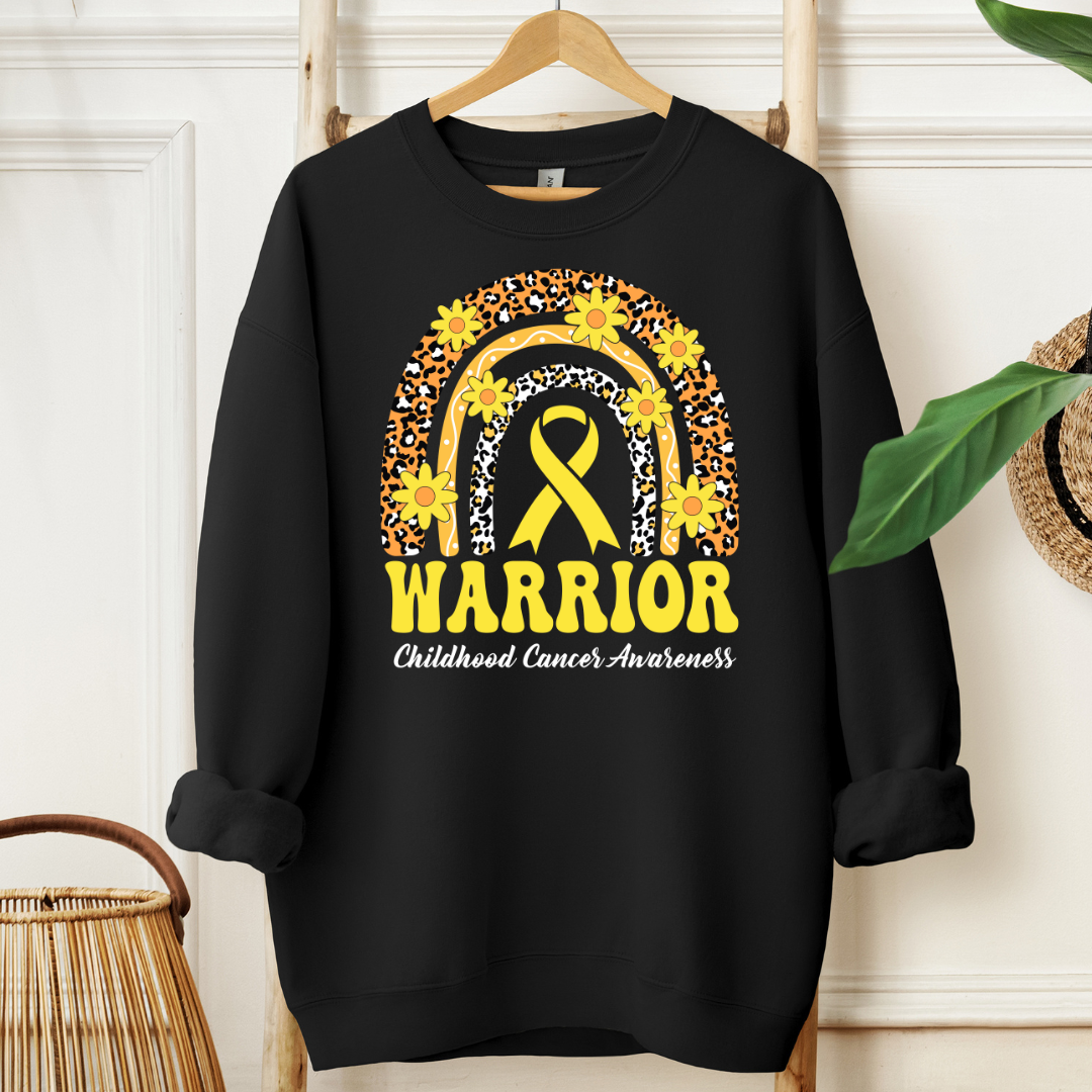 Warrior rainbow childhood cancer (Southwest Kids Cancer Foundation)