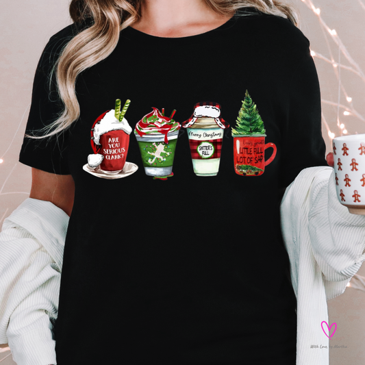 Shitters Full clark christmas cups T-Shirt