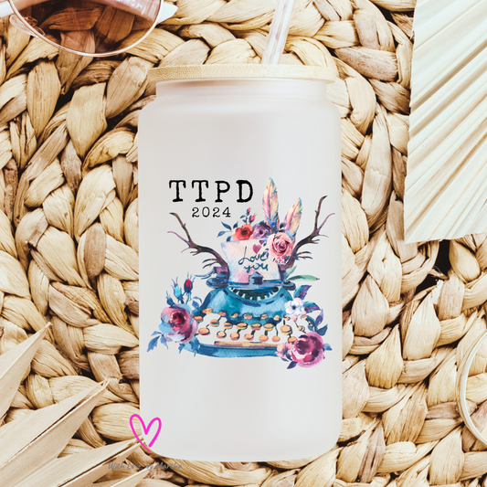TTPD Poets 3" Glass cup 16oz