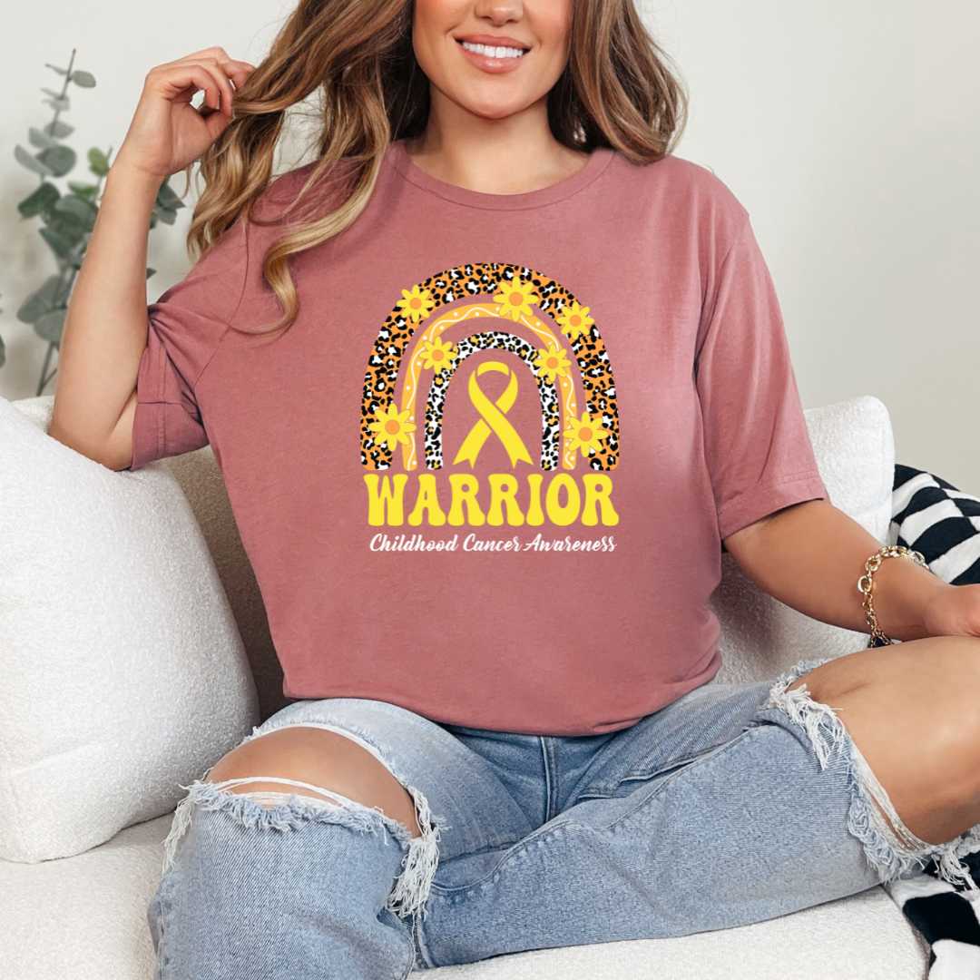 Warrior rainbow childhood cancer (Southwest Kids Cancer Foundation)