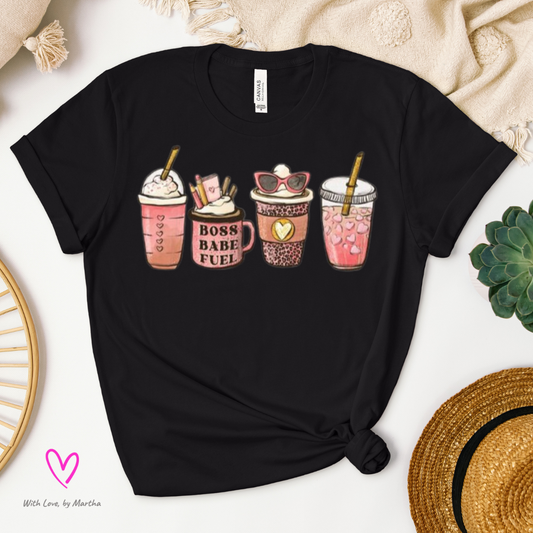 Boss Babe Fuel Lattes T-Shirt