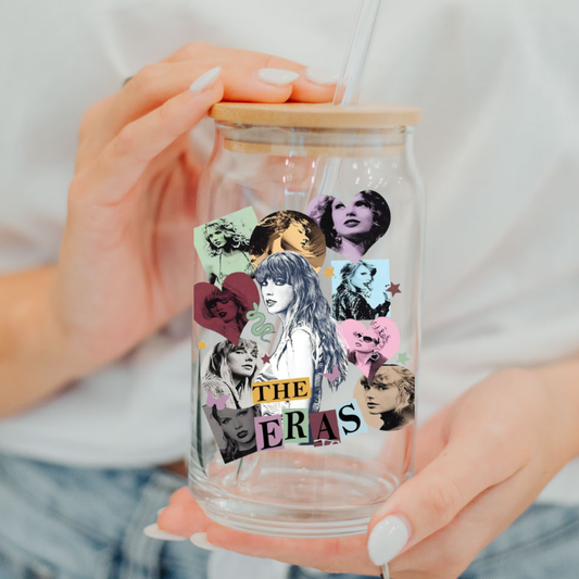 The Eras tour glass cup 16oz
