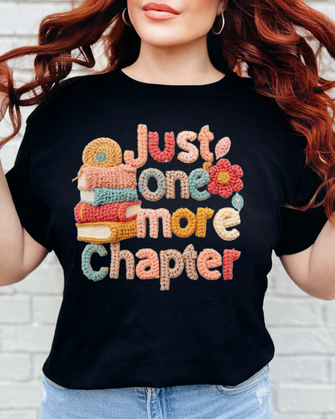 One more chapter (faux embroidery design) T-Shirt