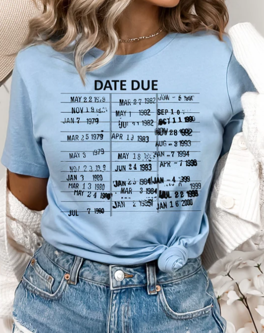 Library checkout books CARD  T-Shirt