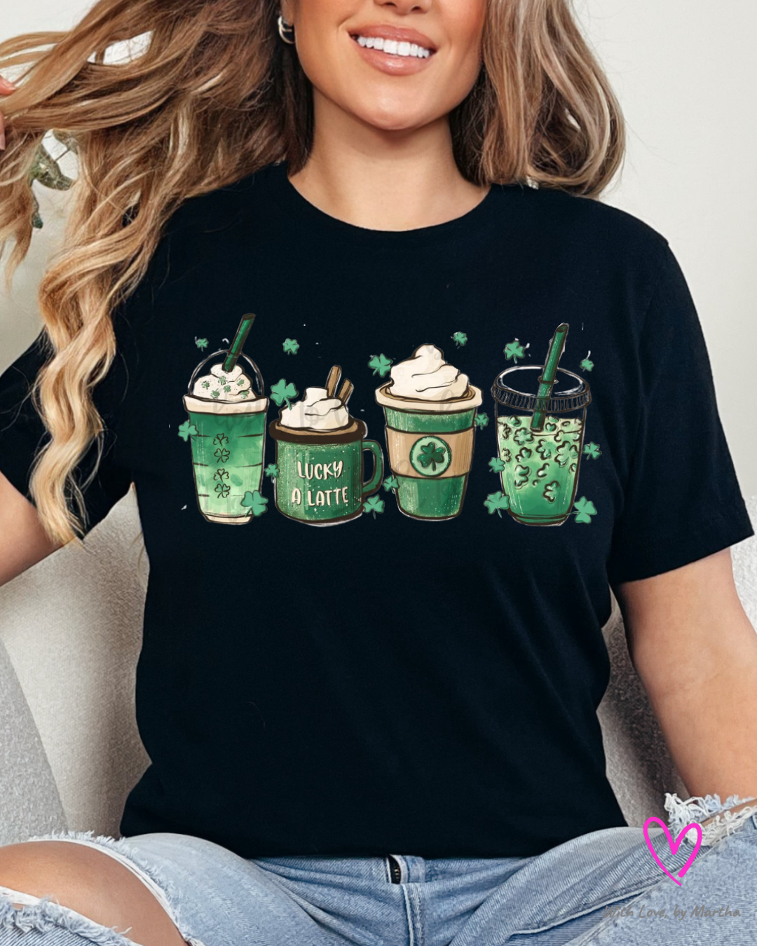 Lucky a latte T-Shirt ☘️ T-Shirt