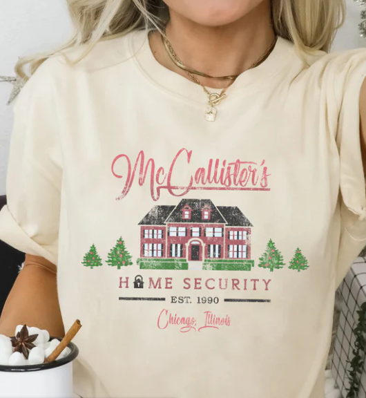 McCallister's Home security Christmas T-Shirt
