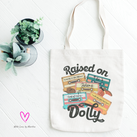 Raised on Dolly reusable tote
