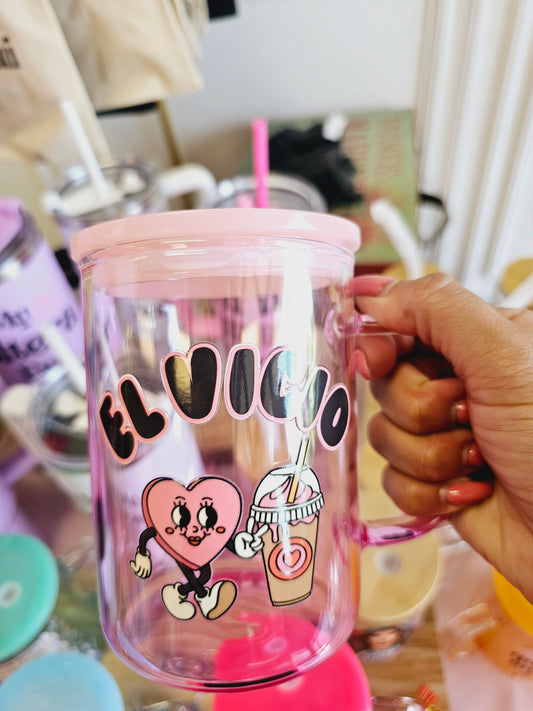 El Vicio Glass Mug 16oz
