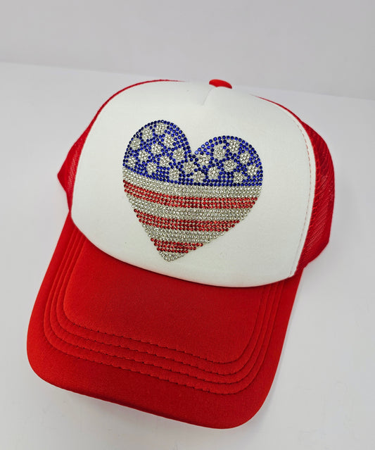 American Mama bow foam trucker hat