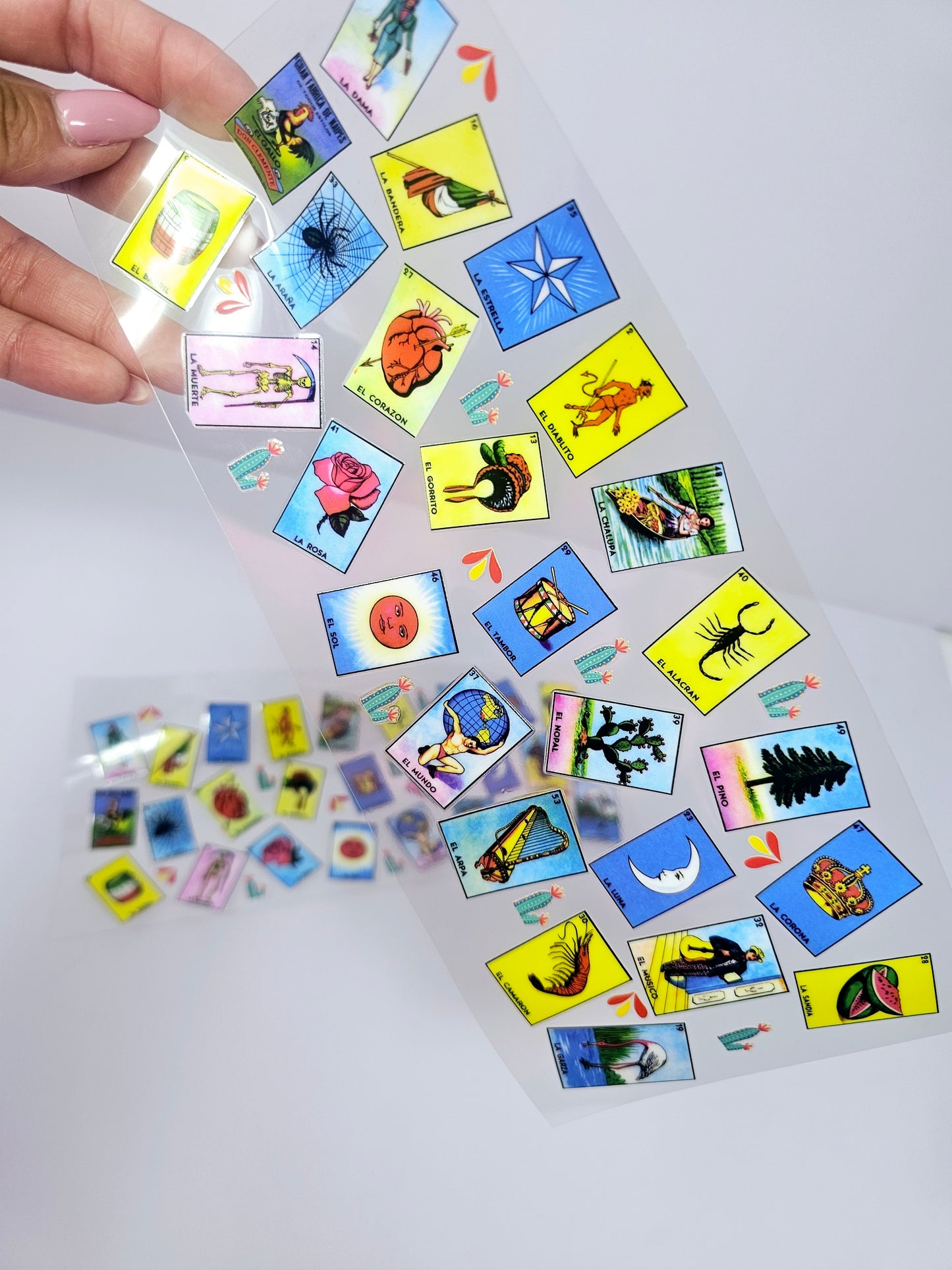 Loteria (Mexican Bingo) UVDTF wrap Transfer