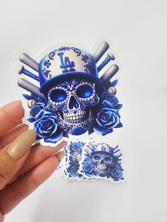 Day of Dead Dodgers theme Sticker