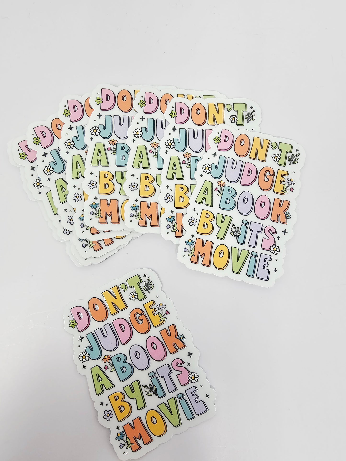 Don't judge a book by its cover Sticker