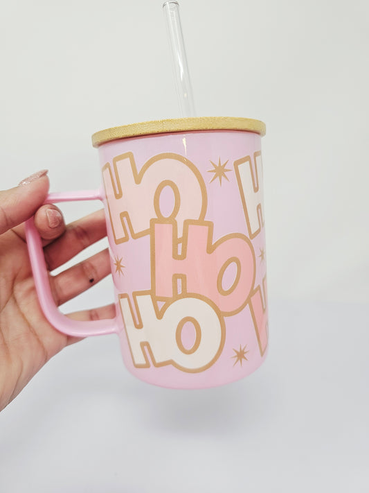 Ho Ho Ho Glass cup 15oz (not available in mug anymore)