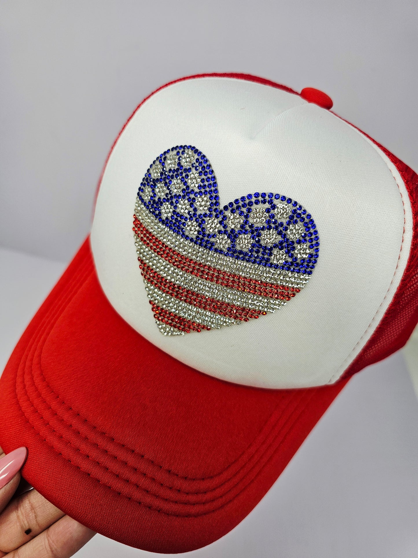 American Mama bow foam trucker hat